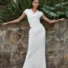 Abito lungo a corpetto Saphira – Bianco Abito lungo a corpetto Saphira – Bianco
