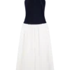 Abito midi in cotone Denim Ashwin – Blu indaco Abito midi in cotone Denim Ashwin – Blu indaco