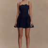 Abito mini in Denim con bordi smerlati Cheyenne – Blu indaco Abito mini in Denim con bordi smerlati Cheyenne – Blu indaco