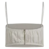 Bandeau in lino arricciato Scottie – Oat Marle