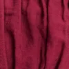 Bandeau in lino arricciato Scottie – Vino