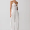 Body in pizzo trasparente con scollo a V Jasper – Avorio Body in pizzo trasparente con scollo a V Jasper – Avorio