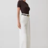 Jeans Denim a gamba larga Shae – Bianco Jeans Denim a gamba larga Shae – Bianco