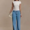 Body Niamh in modal con scollo incrociato sul retro – Avorio