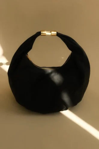 Borsa a tracolla in pelle Bristol Croissant – Nero Borsa a tracolla in pelle Bristol Croissant – Nero