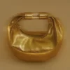 Borsa in pelle Bristol Mini Croissant – Oro
