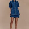 Camicia in Denim oversize Maya – Blu scuro Camicia in Denim oversize Maya – Blu scuro