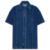 Camicia in Denim oversize Maya – Blu scuro Camicia in Denim oversize Maya – Blu scuro