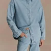 Camicia oversize in Denim Lioda – Blu anni ’80 Camicia oversize in Denim Lioda – Blu anni ’80