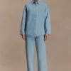 Camicia oversize in Denim Lioda – Blu anni ’80 Camicia oversize in Denim Lioda – Blu anni ’80