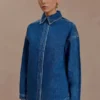 Camicia oversize in Denim Lioda – Blu scuro Camicia oversize in Denim Lioda – Blu scuro