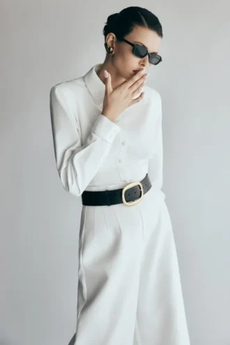 Camicia oversize Rhia – Bianco