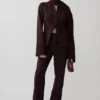 Cardigan in maglia Lara con sciarpa – Cioccolato