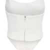 Corsetto senza spalline Karina in neoprene – Bianco