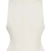 Gilet Alix con bottoni misti – Avorio