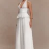 Top senza maniche con scollo all’americana River – Bianco Top senza maniche con scollo all’americana River – Bianco