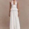 Top senza maniche con scollo all’americana River – Bianco Top senza maniche con scollo all’americana River – Bianco