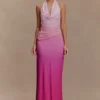 Gonna lunga a sirena Bruna Slinky – Rosa sfumato