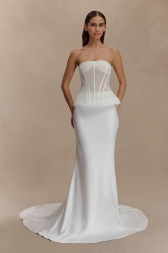 Corsetto strutturato Zoe – Bianco