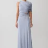 Top monospalla in lurex Adrienne – Blu pastello Top monospalla in lurex Adrienne – Blu pastello
