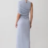 Top monospalla in lurex Adrienne – Blu pastello Top monospalla in lurex Adrienne – Blu pastello