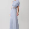 Top monospalla in lurex Adrienne – Blu pastello Top monospalla in lurex Adrienne – Blu pastello