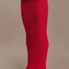 Gonna lunga in maglia con stecche Samira – Rossa Gonna lunga in maglia con stecche Samira – Rossa
