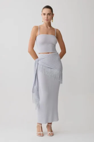 Top in maglia Jaytee – Azzurro