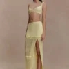 Top in maglia pointelle Coleene – Giallo limone Top in maglia pointelle Coleene – Giallo limone