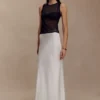 Canotta in maglia trasparente Dollie – Nero Canotta in maglia trasparente Dollie – Nero