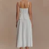 Gonna midi a trapezio Mae – Bianco Gonna midi a trapezio Mae – Bianco