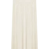 Gonna midi arricciata Makena – Bianco opalino