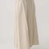 Gonna midi in lino sfrangiata Annie – Naturale Gonna midi in lino sfrangiata Annie – Naturale