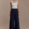 Jeans a vita alta con pinces Maral – Blu indaco slavato Jeans a vita alta con pinces Maral – Blu indaco slavato