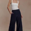 Jeans a vita alta con pinces Maral – Blu indaco slavato Jeans a vita alta con pinces Maral – Blu indaco slavato