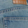 Jeans a vita media e gamba larga Romi – Blu medio slavato Jeans a vita media e gamba larga Romi – Blu medio slavato