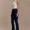 Jeans a zampa con pannelli Clio – Blu indaco Jeans a zampa con pannelli Clio – Blu indaco