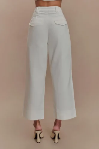 Jeans a zampa corta Kaitlyn – Bianco Jeans a zampa corta Kaitlyn – Bianco