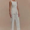 Jeans a zampa corta Kaitlyn – Bianco Jeans a zampa corta Kaitlyn – Bianco