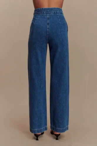 Jeans in Denim a gamba larga Rayne – Blu anni ’90 Jeans in Denim a gamba larga Rayne – Blu anni ’90