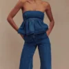 Jeans in Denim a gamba larga Rayne – Blu anni ’90 Jeans in Denim a gamba larga Rayne – Blu anni ’90