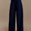 Jeans in Denim a vita alta Beatrix – Blu indaco Jeans in Denim a vita alta Beatrix – Blu indaco