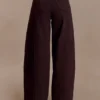 Jeans in Denim a vita alta Beatrix – Cioccolato Jeans in Denim a vita alta Beatrix – Cioccolato