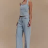 Jeans in Denim a vita media Caitlin – Azzurro Jeans in Denim a vita media Caitlin – Azzurro