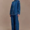 Camicia oversize in Denim Lioda – Blu scuro Camicia oversize in Denim Lioda – Blu scuro