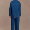 Camicia oversize in Denim Lioda – Blu scuro Camicia oversize in Denim Lioda – Blu scuro