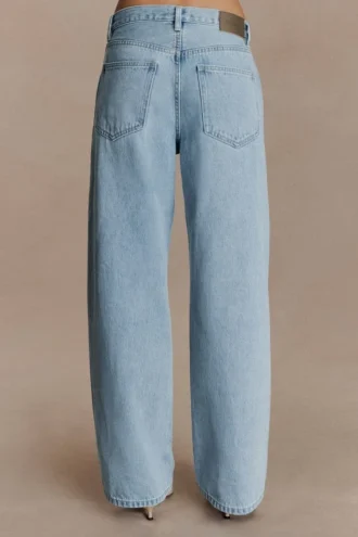 Jeans in Denim a vita media Mannon – Blu anni ’80 Jeans in Denim a vita media Mannon – Blu anni ’80
