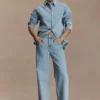 Jeans in Denim a vita media Mannon – Blu anni ’80 Jeans in Denim a vita media Mannon – Blu anni ’80
