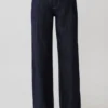 Jeans in Denim a vita media Sienna Flare – Gessato indaco Jeans in Denim a vita media Sienna Flare – Gessato indaco