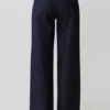 Jeans in Denim a vita media Sienna Flare – Gessato indaco Jeans in Denim a vita media Sienna Flare – Gessato indaco